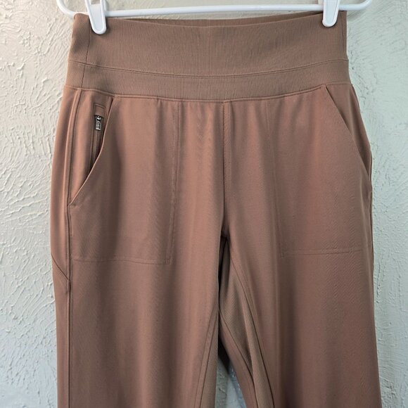 Athleta Venice Jogger PantsSize Small Brown Stretchy Athletic Workout Pull On - Picture 3 of 14